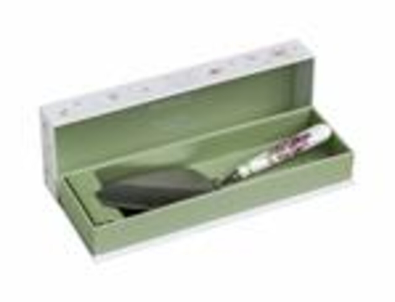 Spatula pentru tort, Nonna Rosa, Brandani, 26 cm, inox/ceramica - imagine 4